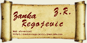 Žanka Regojević vizit kartica
